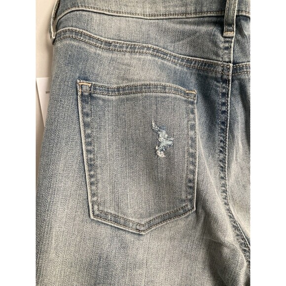 NEW Gap 1969 True Skinny Jeans Distressed 30 Regular Light Blue Denim - Picture 10 of 13